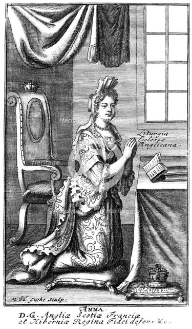 Queen Anne (1665-1714).Artist: Gucht