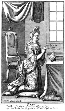Queen Anne (1665-1714).Artist: Gucht