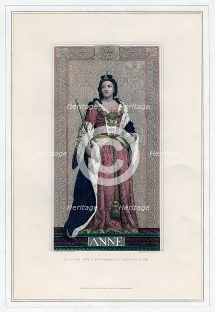Queen Anne, (19th century). Artist: H Bourne