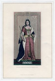 Queen Anne, (19th century). Artist: H Bourne