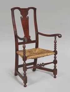 Queen Anne Transitional Armchair, c1750-80. Creator: Unknown