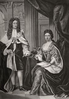Queen Anne and Prince George of Denmark, late 17th or early 18th century (1906)