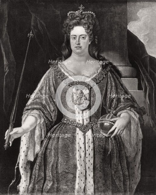 Queen Anne, c1702 (1906). Artist: Unknown