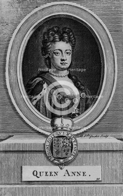'Queen Anne',  c18th century. Artist: Michael Vandergucht.