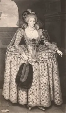 Queen Anne of Denmark 1611-1614, (1904). Artist: Marcus Gheeraerts, the Younger
