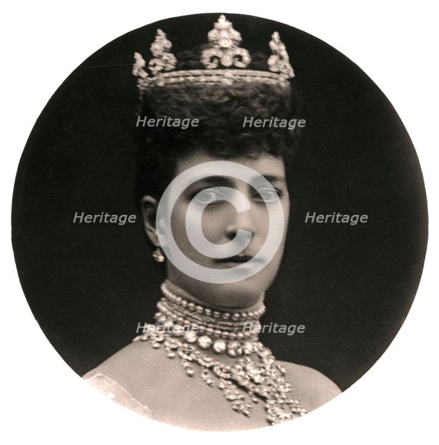 Queen Alexandra (1844-1925), queen consort to King Edward VII, late 19th century.Artist: Rotary Photo