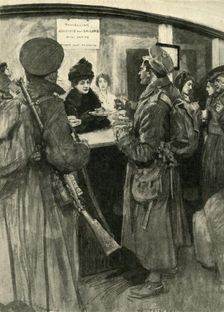 Queen Alexandra as a Christmas Fairy First World War, 1915, (c1920). Creator: Unknown