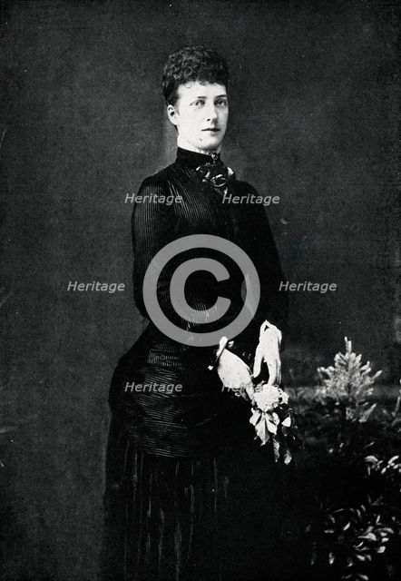 Queen Alexandra in the year of Her Silver Wedding, 1888 (1911). Creator: W&D Downey.