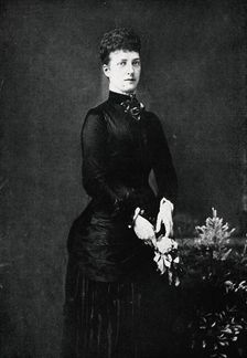 Queen Alexandra in the year of Her Silver Wedding, 1888 (1911). Creator: W&D Downey