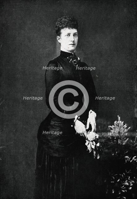 Queen Alexandra in the year of Her Silver Wedding, 1888 (1911). Creator: W&D Downey.