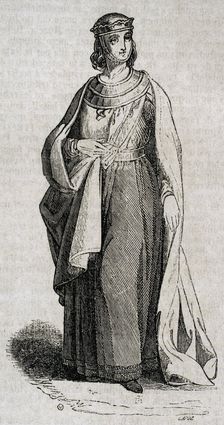 Queen Berengaria (1180-1246), Queen of Castile, 1852. Creator: Tomás Carlos Capuz