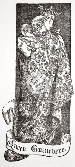'Queen Guenevere', 1905.  Creator: Dora Curtis.