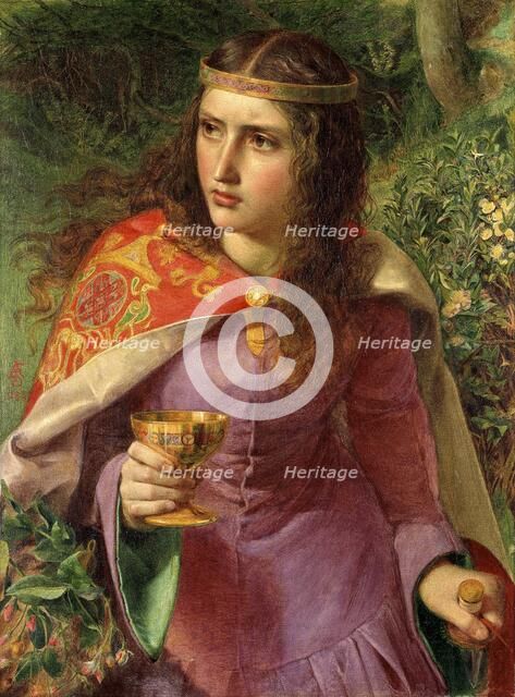 'Queen Eleanor', 1858. Artist: Frederick Augustus Sandys.