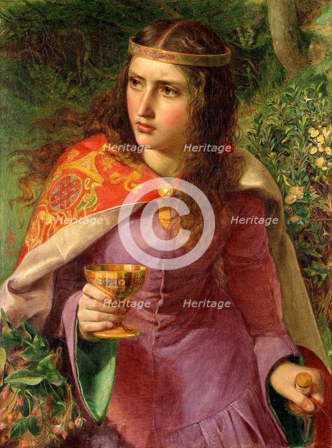 'Queen Eleanor', 1858. Creator: Frederick Augustus Sandys.