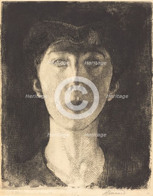 Queen Elisabeth of Belgium (La Reine Élisabeth de Belgique), 1917. Creator: Paul Albert Besnard.