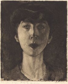 Queen Elisabeth of Belgium (La Reine Élisabeth de Belgique), 1917. Creator: Paul Albert Besnard