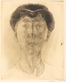 Queen Elisabeth of Belgium (La Reine Élisabeth de Belgique), 1917. Creator: Paul Albert Besnard