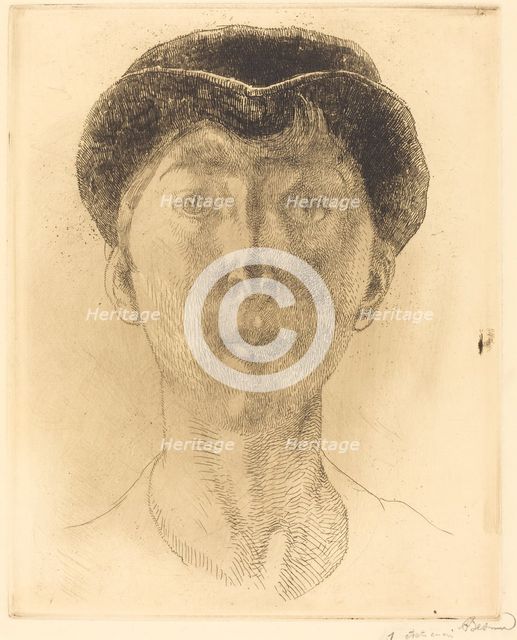 Queen Elisabeth of Belgium (La Reine Élisabeth de Belgique), 1917. Creator: Paul Albert Besnard.