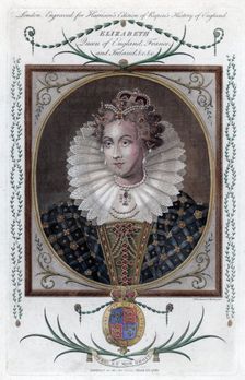 Queen Elizabeth of England, (1784).Artist: Woodman & Mutlow
