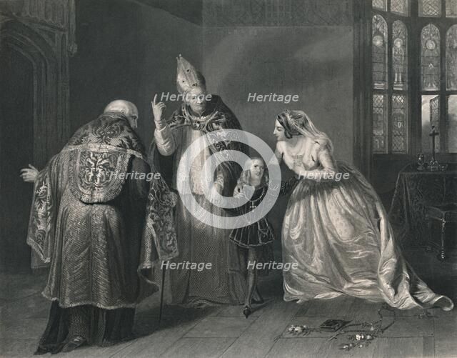 'Queen Elizabeth and the Duke of York. (King Richard III)', c1870. Artist: H Robinson.
