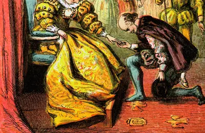 'Queen Elizabeth And Shakespeare', 16th century, (c1850). Artist: Unknown