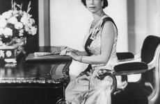 Queen Elizabeth (b1926) in the White Drawing Room, Buckingham Palace, London, 1967. Creator: Unknown.