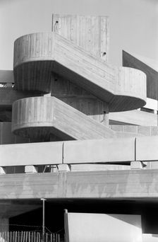 Queen Elizabeth Hall and Purcell Room, Belvedere Road, South Bank, Lambeth, London, c1967-1980. Artist: Eric de Maré