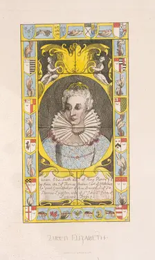 Queen Elizabeth I, 1705. Artist: Anon