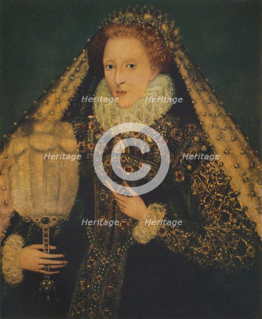 Queen Elizabeth I, c1580. (1941).  Artist: Unknown.