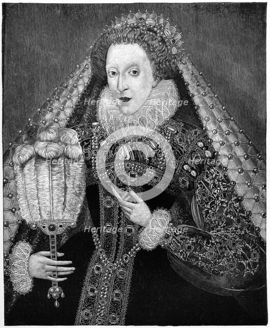Queen Elizabeth I, c1580, (1910). Artist: Unknown