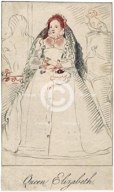 Queen Elizabeth I of England, (1533-1603). Artist: Unknown