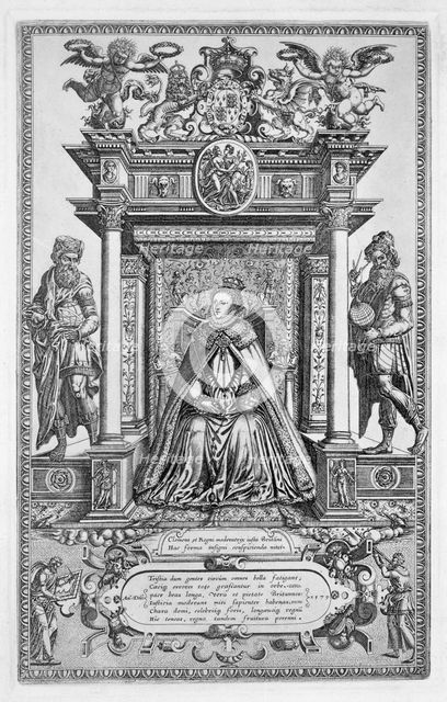 Queen Elizabeth I of England as Patron of Geography and Astronomy, 1579. Artist: Unknown