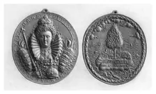 Queen Elizabeth I medal, 16th century, (1896)