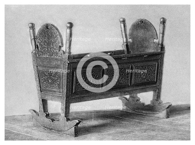 Queen Elizabeth I's cradle, (1896). Artist: Boussod, Valadon & Co