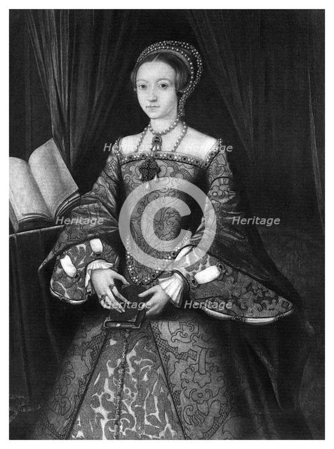 Queen Elizabeth I when young, c1546, (1896).Artist: Boussod, Valadon & Co