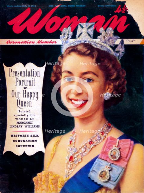 Queen Elizabeth II (b1926), 1953. Artist: Unknown