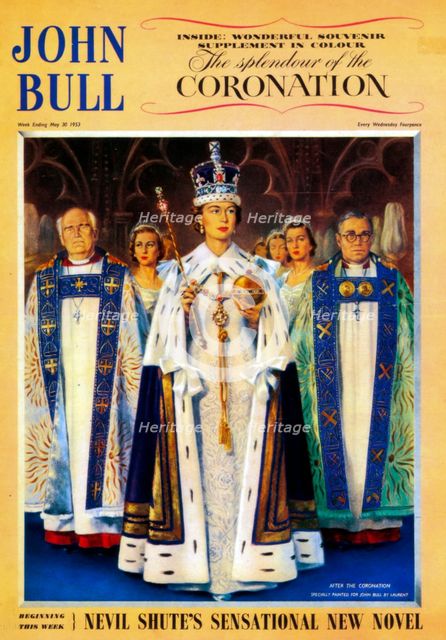 Queen Elizabeth II (b1926), 1953. Artist: Unknown