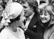 Queen Elizabeth II (b1926) during her silver jubilee celebrations, 1977. Creator: Unknown