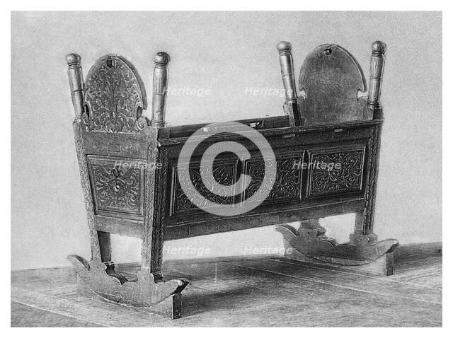 Queen Elizabeth I's cradle, (1896). Artist: Boussod, Valadon & Co