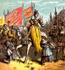 Queen Elizabeth's Accession 1558, (c1850)