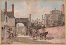 Queen Elizabeth's Gateway, Windsor Castle c1780. Artist: Paul Sandby
