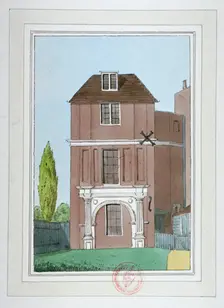 Queen Elizabeth's Lodge, Islington, London, c1790. Artist: Anon