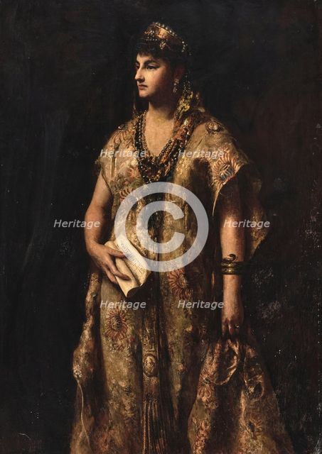 Queen Esther. Creator: Biermann, Gottlieb (1824-1908).
