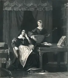 Queen Katherine (King Henry VIII) c1870. Artist: Charles W Sharpe