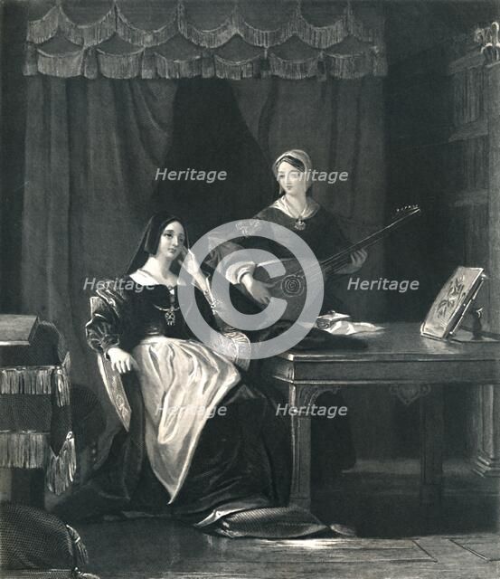 'Queen Katherine (King Henry VIII)', c1870. Artist: Charles W Sharpe.