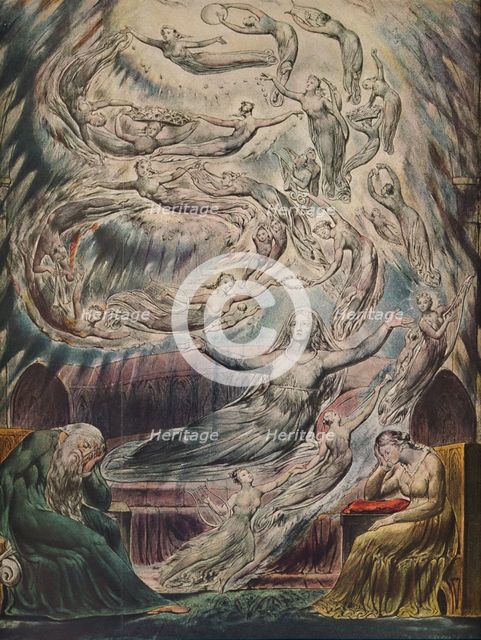 'Queen Katherine's Dream', c1825. Artist: William Blake.