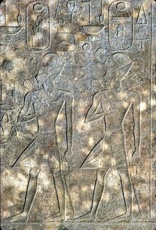 Queen Hatshepsut and her co-regent Pharaoh Thutmosis III, 18th Dynasty. c1503BC-1483 BC