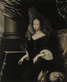 Queen Hedvig Eleonora, 1650-1680. Creator: Toussaint Gelton