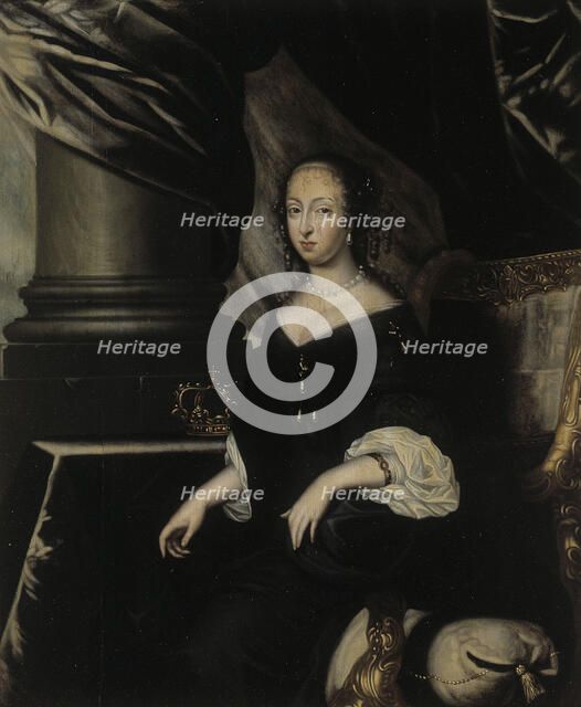 Queen Hedvig Eleonora, 1650-1680. Creator: Toussaint Gelton.