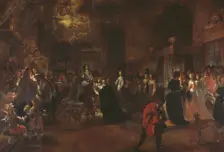 Queen Hedvig Eleonora's wedding night. Creator: Unknown